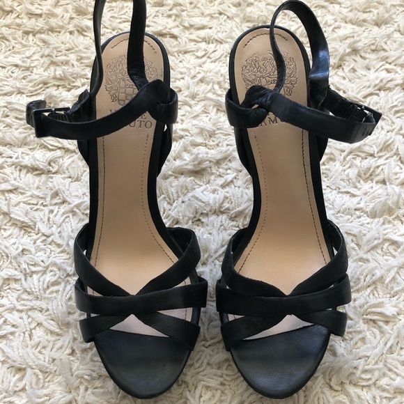 COPY - Vince Camuto strappy leather heels - Picture 1 of 5